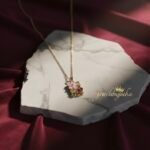 The "Flora & Gem" Rectangular Pendant